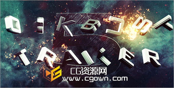 第五版大气电影预告开场 Videohive Blockbuster Trailer 5 AE模板