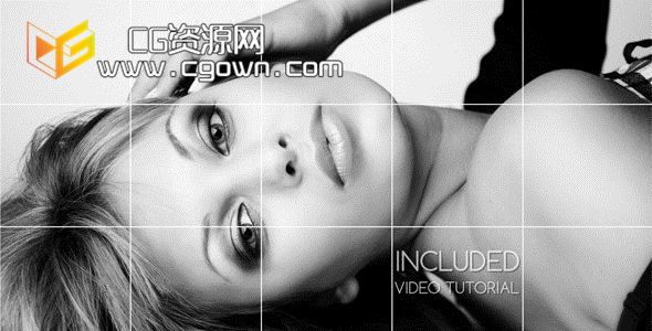 经典黑白风格照片幻灯片 Videohive Photo Slideshow 5255231 AE模板