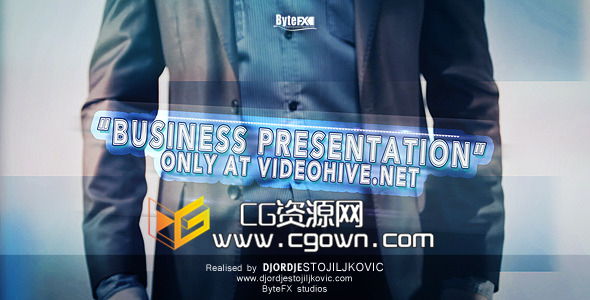 公司业务介绍宣传视频 Videohive The Business Presentation AE模板