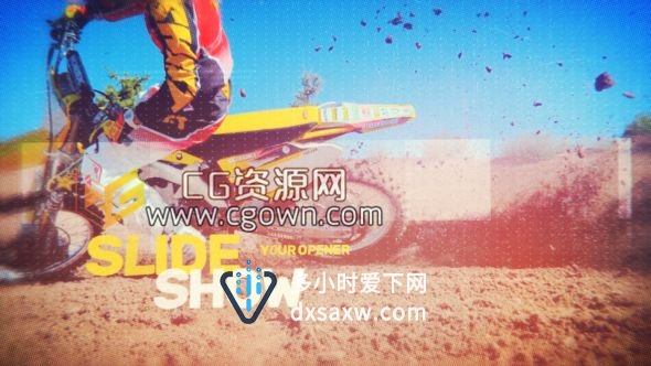 动态介绍剪辑宣传视频工程AE模板体育赛事旅游电视节目