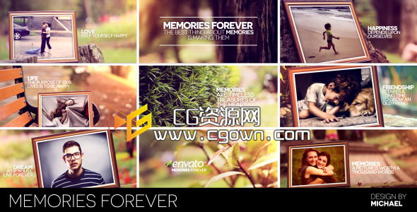 永远记忆家庭相册 Videohive Memories Forever 6560530 AE模板