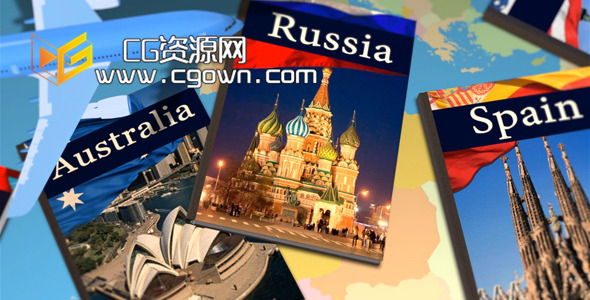 旅行回忆录相册 Videohive Travel Memoirs Photo Album 7265966 AE模板