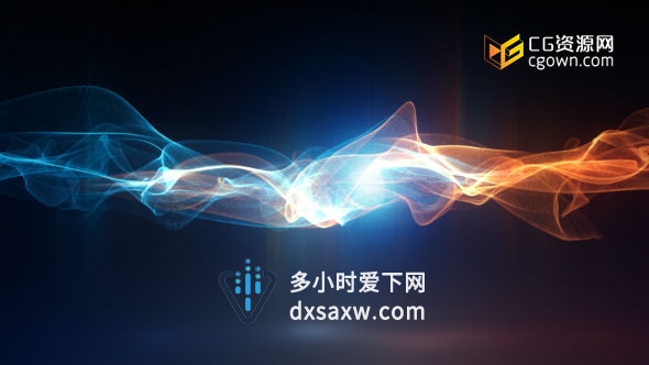 抽象流动线条标志企业片头 Videohive Go With The FlowAE模板