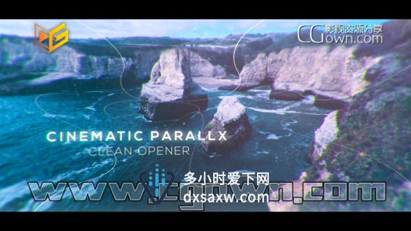 AE模板震撼大气商业图片开场片头幻灯片视频动画制作工程