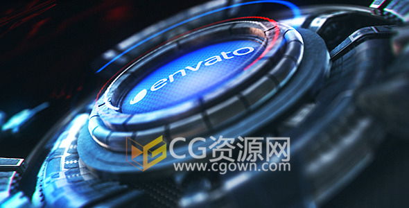 E3D三维科技标志片头AE模板 三维LOGO揭幕战包装演绎动画