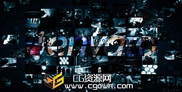 数字化标识 科技标志动画 Videohive Digital Identity AE模板