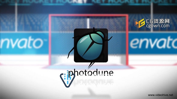 体育运动类标志片头包 手球曲棍球排球冰球 Videohive Sport Pack Logo Reveal 2 AE模板