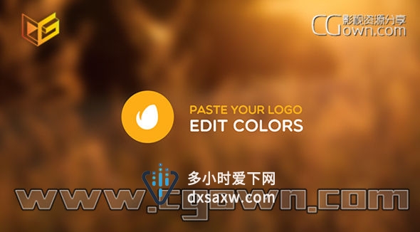 AE模板 很生动液体图形动画效果展示社交媒体标志 用于公司企业数码产品