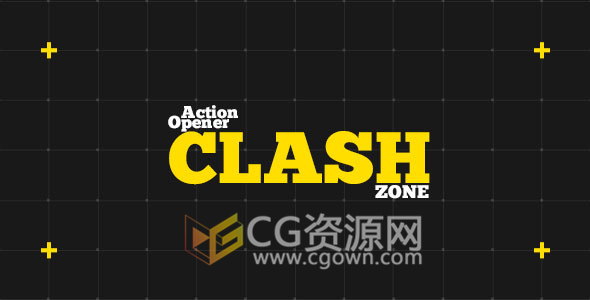 创意文字字幕排版现代宣传视频开场片头效果动画-AE模板下载