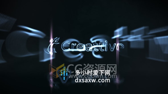 大气冲击耀斑辉光LOGO轮廓动画演绎片头视频制作-AE模板工程