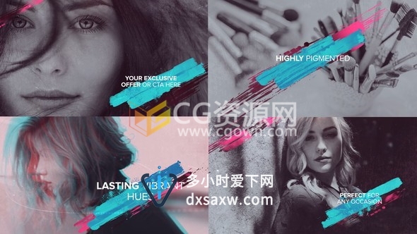 化妆品宣传片时尚健康口红指甲沙水疗广告视频制作-A菥模板下载
