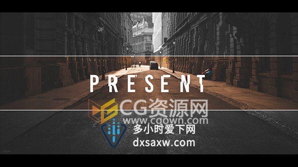 动感节奏现代揭幕宣传视频片头制作工程文件-AE模板下载