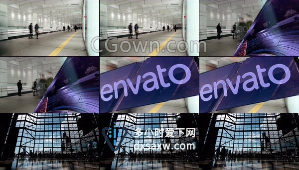 LOGO过场转场效果动画制作工程文件下载-AE模板下载