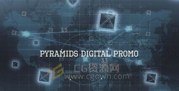 下载AE模板可制作科技感宣传片头通讯公司企业技术介绍视频