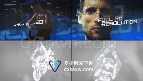 跑步健身体育健儿特写镜头追踪体育运动训练广播宣传视频-AE模板下载