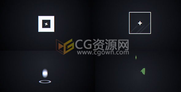 弹跳圆图形滴落动画效果LOGO标志片头工程AE模板下载