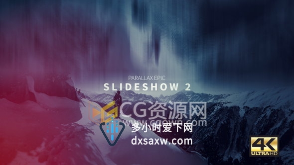 震撼视觉冲击图文展示4K分辨率宣传视频制作-下载AE模板