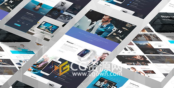 公司网站开发网页设计商品宣传介绍视频制作-AE模板下载
