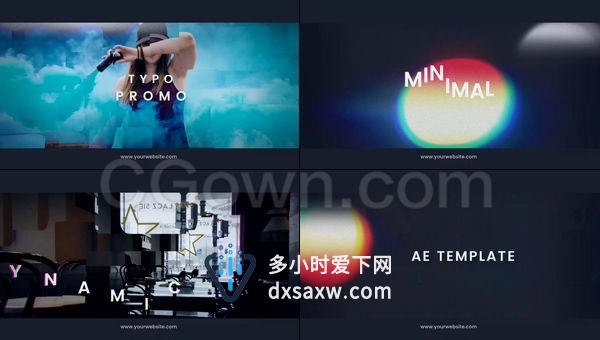 场景切割拼凑切换图文展示动感快速节奏感现代旅游城市宣传片公司简介开场视频-AE模板下载