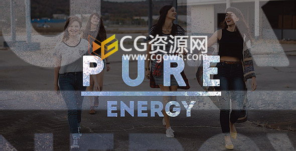 充满活力动态力量宣传片头视频制作工程文件-AE模板下载