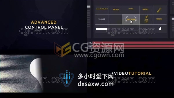 创建900多组视频字幕标题组合文本动画15个形状元素4K分辨率-AE模板下载