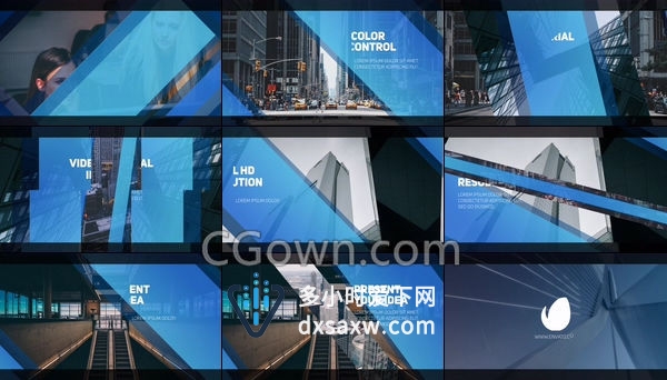 产品促销广告展示片头公司商务宣传介绍视频动画制作工程-AE模板下载
