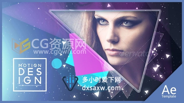 时尚魅力模特现代MTV摄影电视节目包装制作宣传视频-AE模板下载