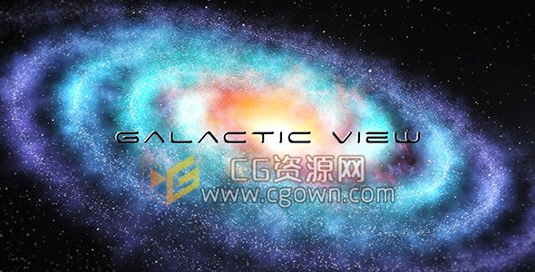 宇宙银河星云粒子特效宣传片头视频动画下载AE模板