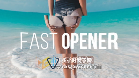 AE模板感动快节奏视频动画制作旅游风景时尚活动宣传片头