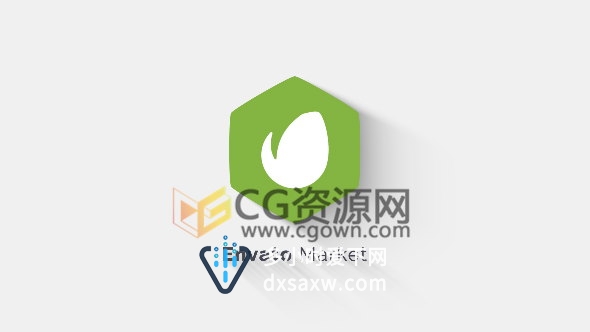 简单图形动画揭示公司LOGO动画制作工程下载AE模板