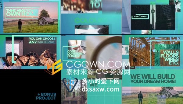 简约设计宣传片公司介绍展示视频效果制作工程-AE模板下载