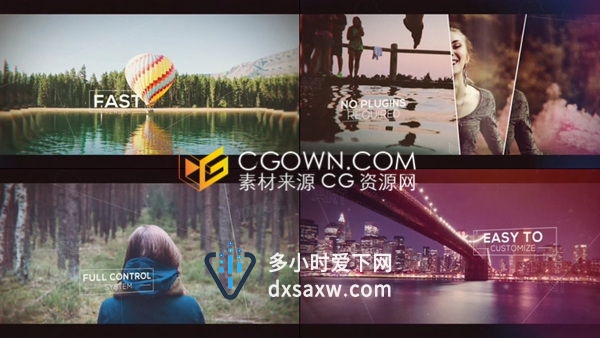 创建视频专辑暑假旅行探险产品推出视频企业介绍宣传-AE模板下载