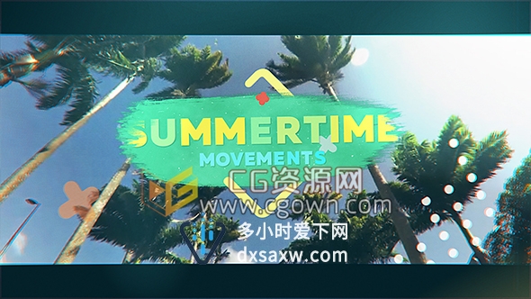 AE模板多种用途宣传视频慢动作水墨笔刷动画效果