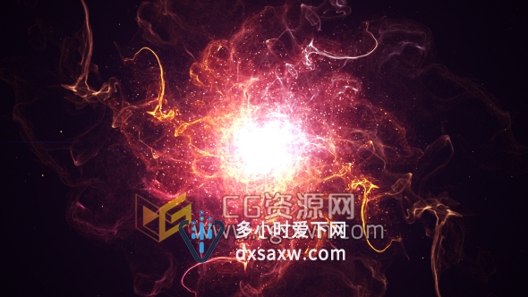 AE模板星辰粒子特效演绎标志动画LOGO片头工程文件