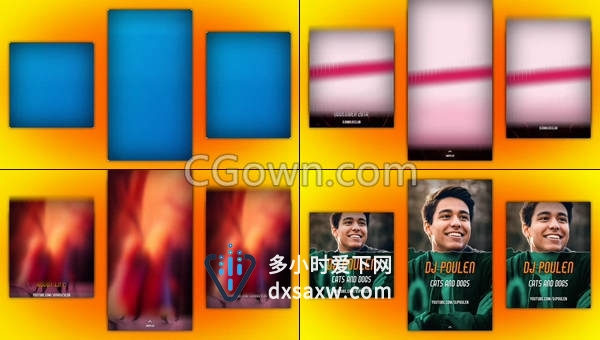 网络社交媒体博客平台商业广告推广宣传动画视频-AE模板下载