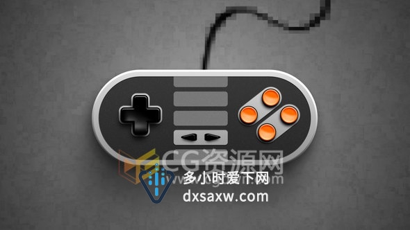 Xbox游戏手柄电子竞技LOGO片头动画视频-AE模板下载