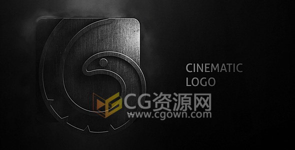 黑酷大气烟雾特效3D标志动画LOGO片头制作-AE模板下载