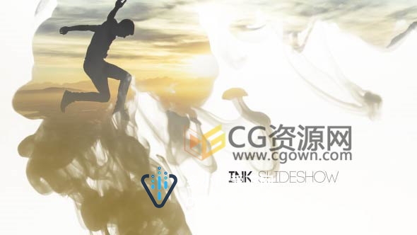 AE模板创意水墨散开遮罩图文宣传片头有12种转场动画效果