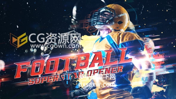 体育比赛超级明星宣传栏目包装赛事激情对战视频-AE模板下载