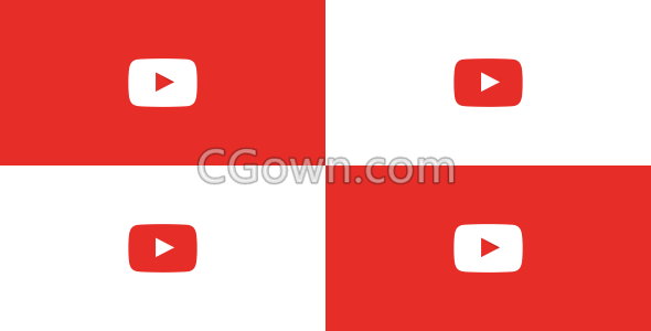 片尾或视频中插入LOGO演绎动画效果转场定板标志-AE模板下载