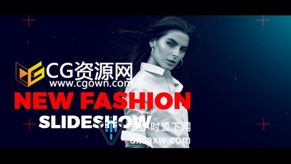 Fashion时尚片头制作时装秀服装促销视频动画效果AE模板