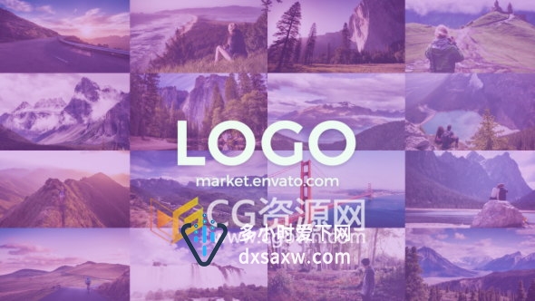 企业商务宣传LOGO片头图片快速展示动画视频效果-AE模板下载