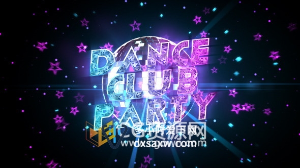 酒吧迪斯科舞会夜店派对新年聚会真人秀节目宣传片-AE模板