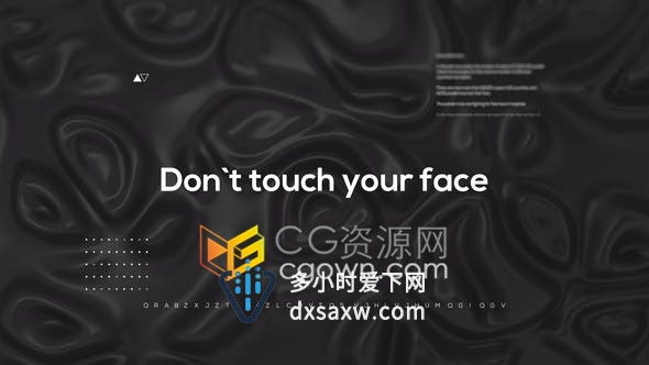 新冠病毒大流行介绍动画视频动感节奏图文幻灯片效果-AE模板下载