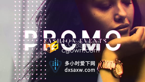 时尚美容宣传时装周开幕社交平台演示视频-AE模板下载