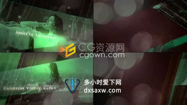 高端奢华闪亮光线动画颁奖典礼预告片宣传视频介绍幻灯片制作工程-AE模板下载