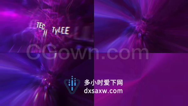 未来高科技动态标题介绍虚拟网络神经丛视觉特效科幻预告片-AE模板下载