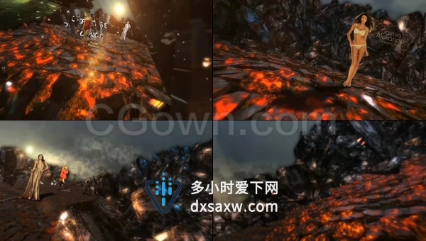3D时尚频道体育广播俱乐部派对金属质感包装宣传-AE模板下载