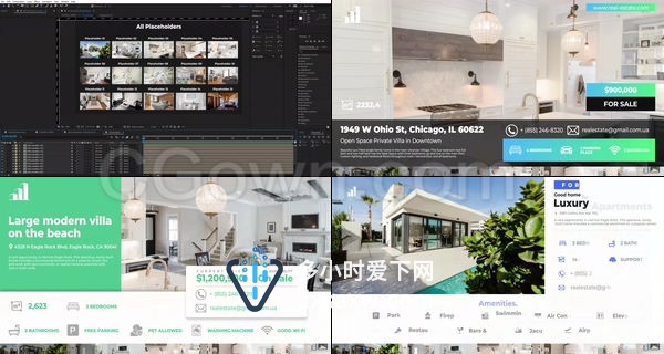 房地产宣传产品信息商业地产代理公司宣传片-AE模板下载