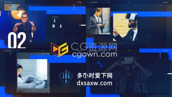 商业技术趋势介绍商务活动产品展示业务推广公司宣传片-AE模板下载